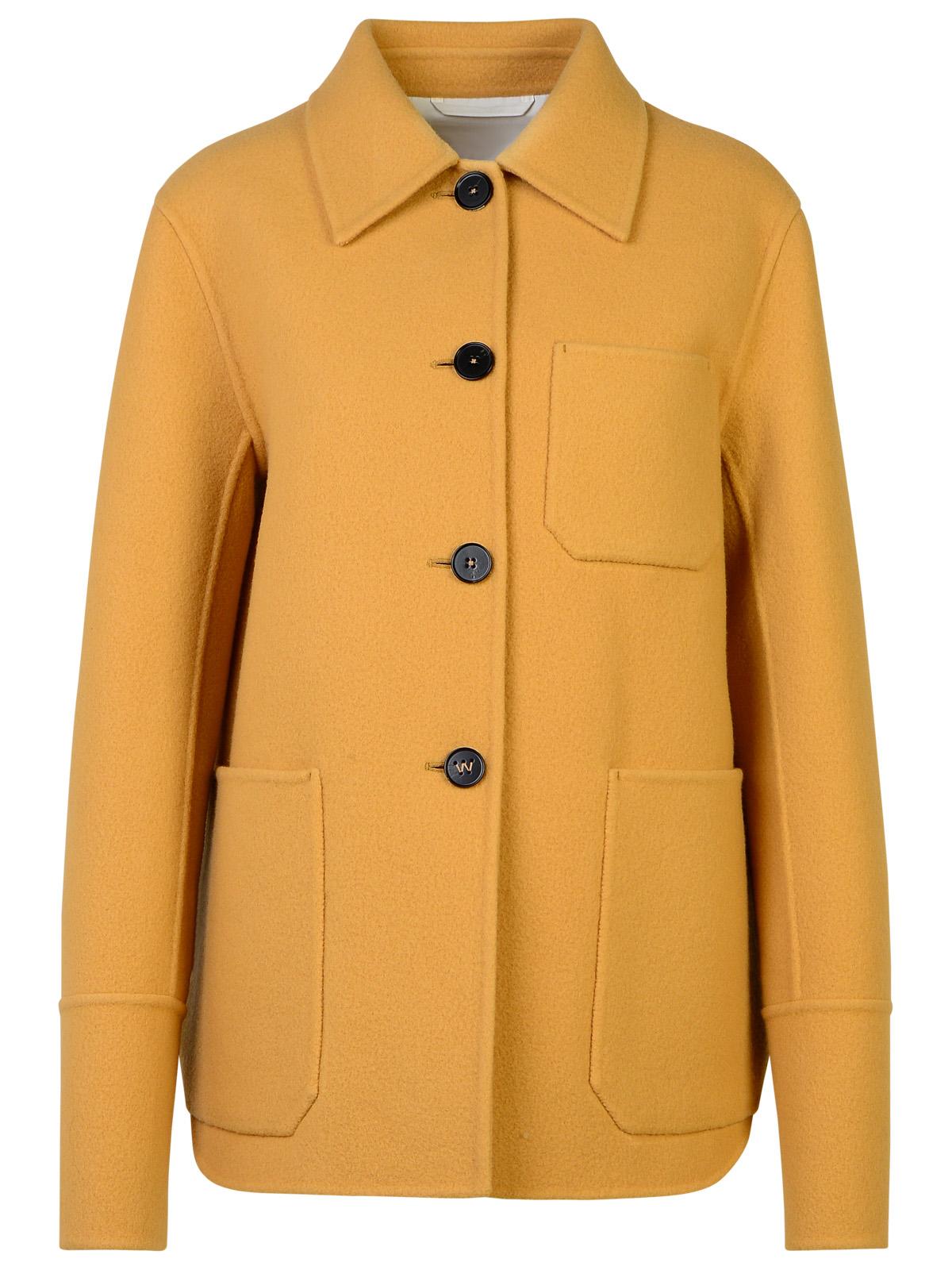 Jil Sander Beige Virgin Wool Jacket Women JIL SANDER