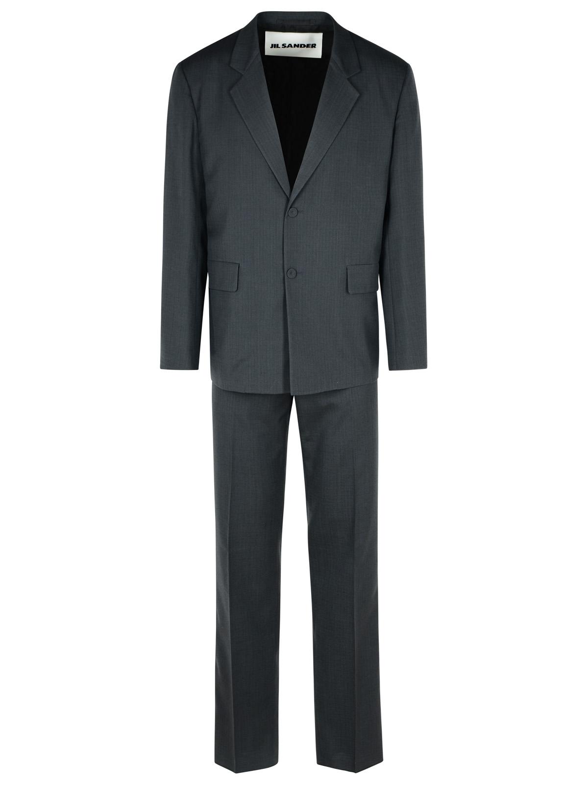 Jil Sander Grey Wool Suit Men JIL SANDER