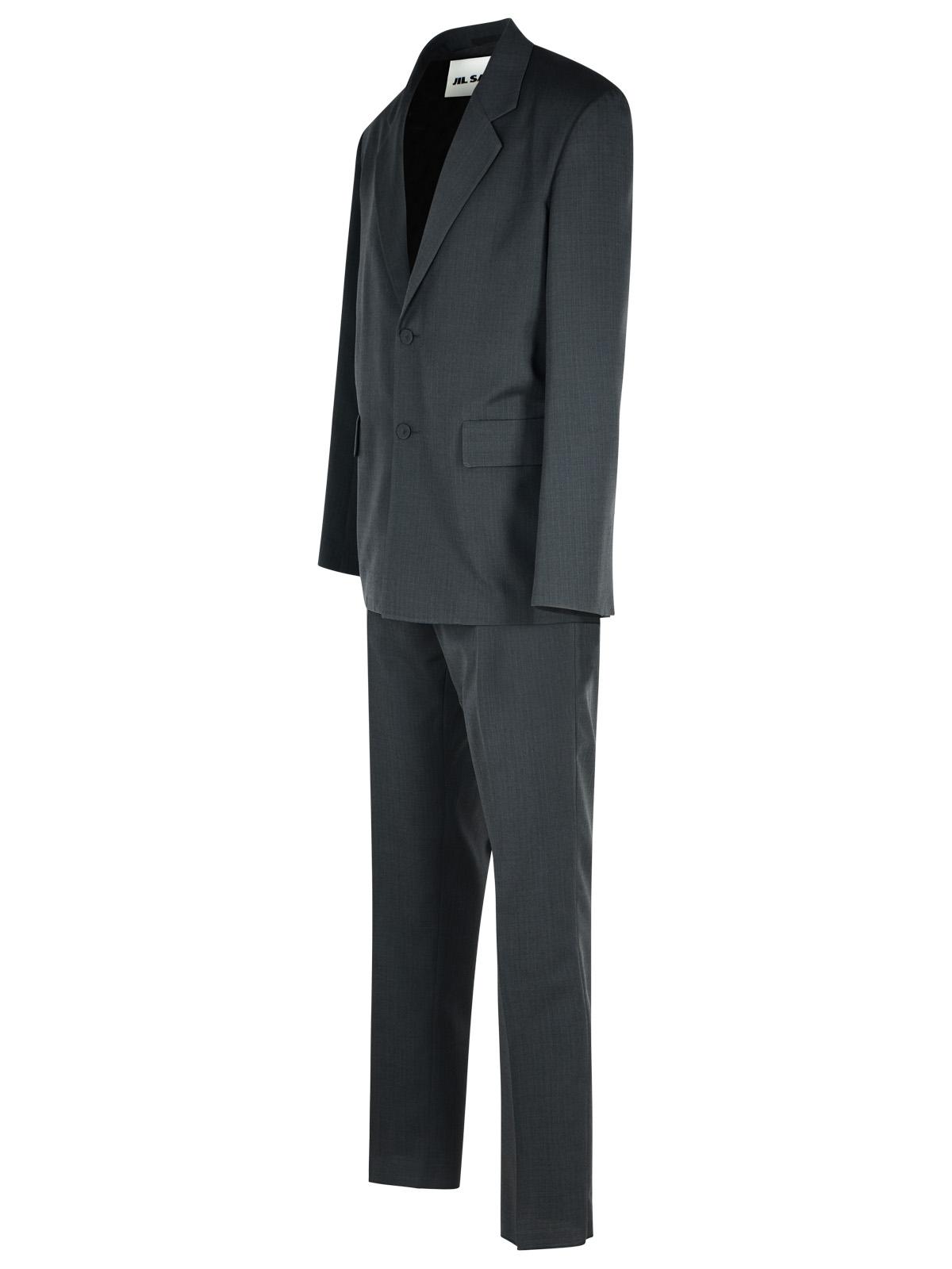 Jil Sander Grey Wool Suit Men JIL SANDER