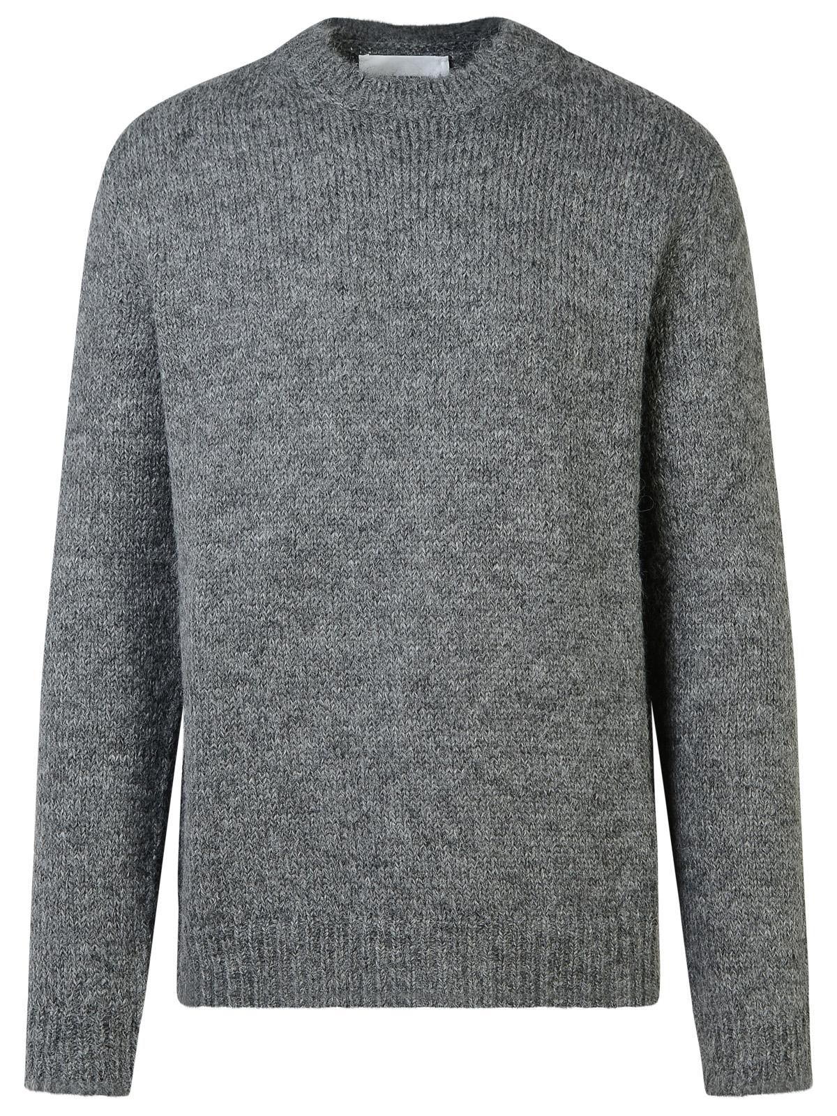 Jil Sander Grey Alpaca Blend Sweater Men JIL SANDER