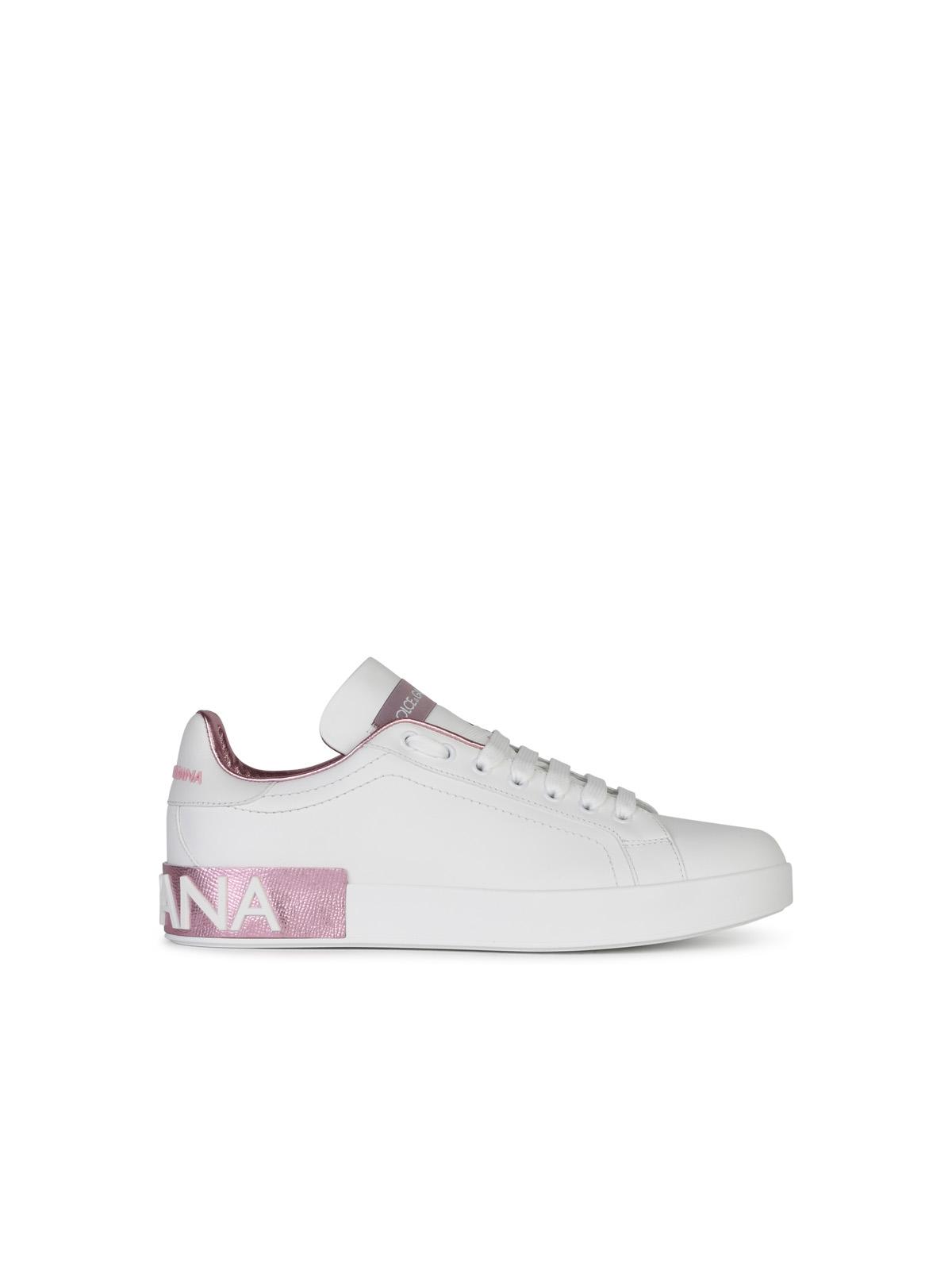 Dolce & Gabbana Portofino Leather Sneakers Women DOLCE & GABBANA