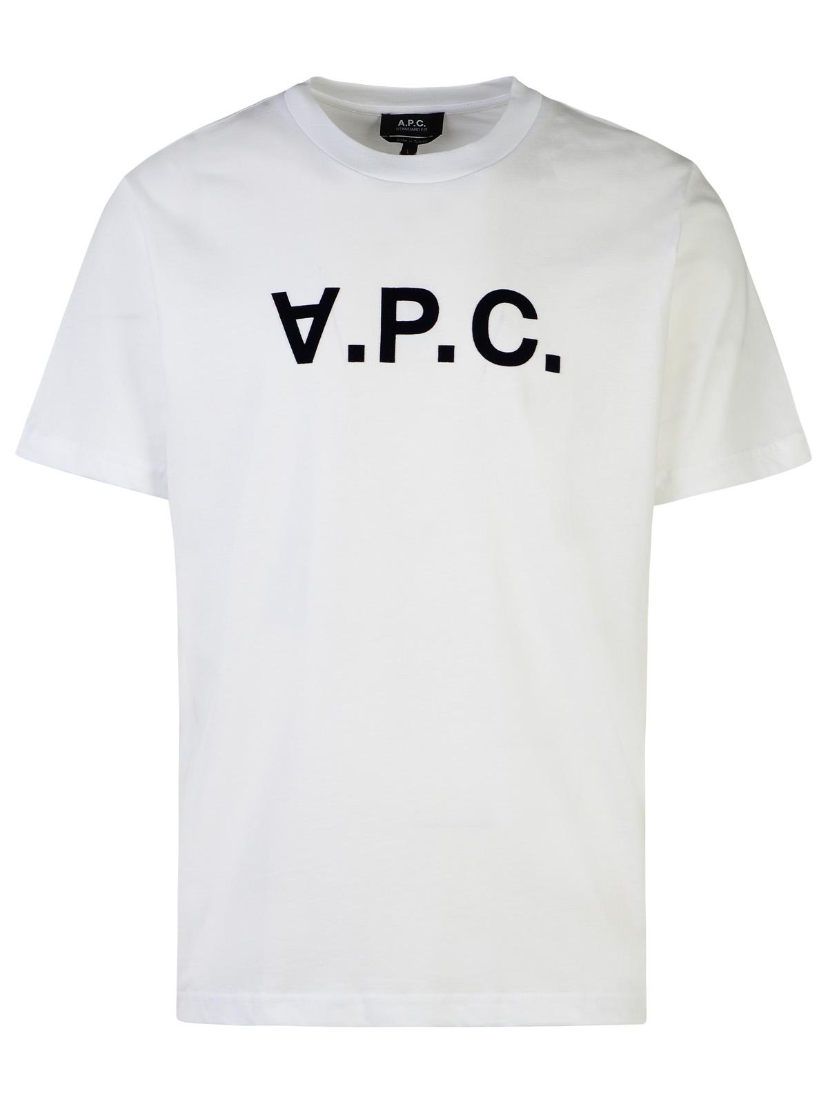 A.P.C. White Cotton T-Shirt Women A.P.C.