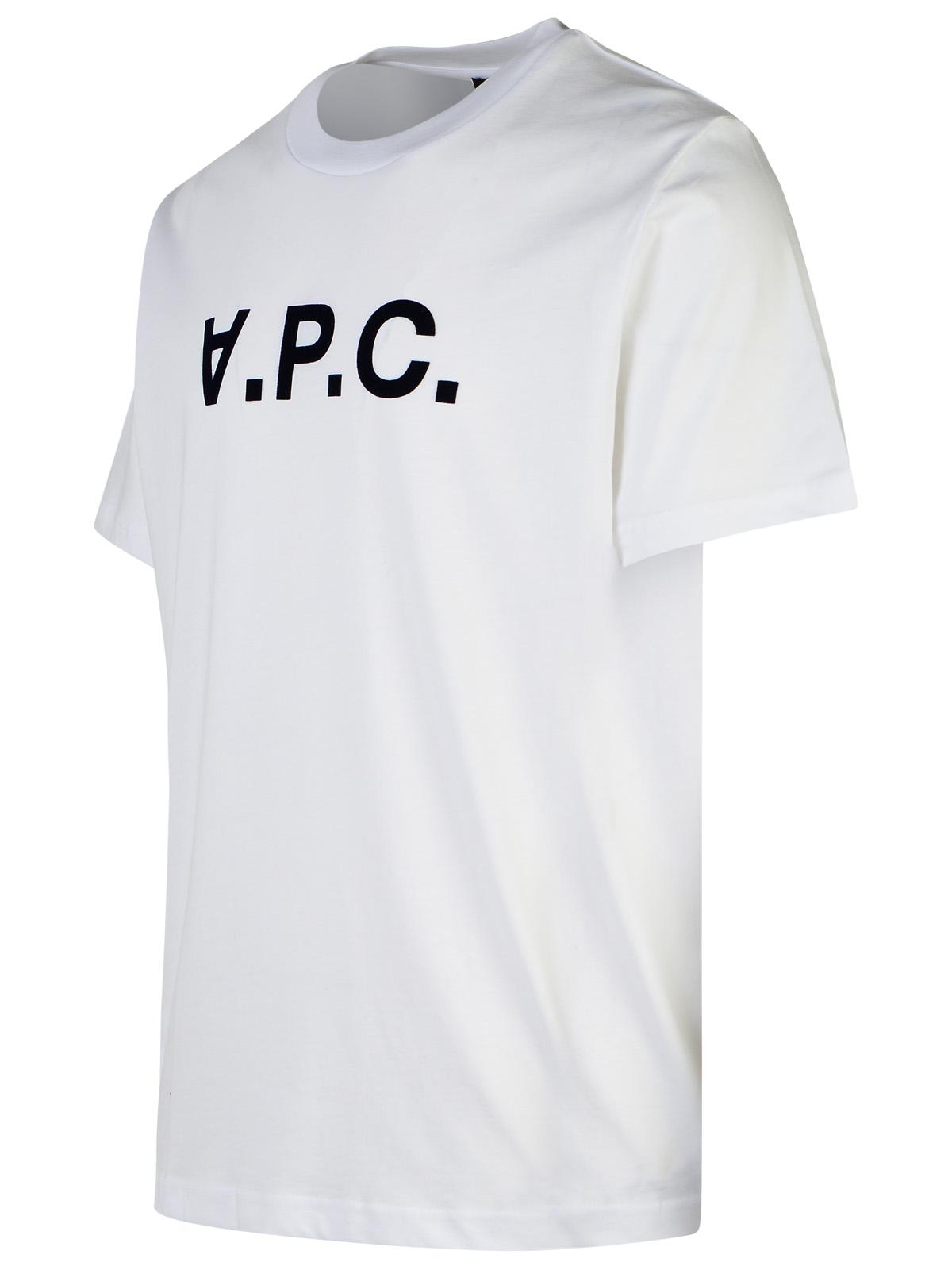 A.P.C. White Cotton T-Shirt Women A.P.C.