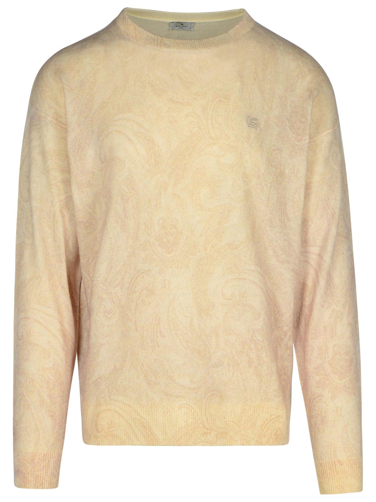 Etro 'Paisley' Ivory Wool Sweater Men ETRO