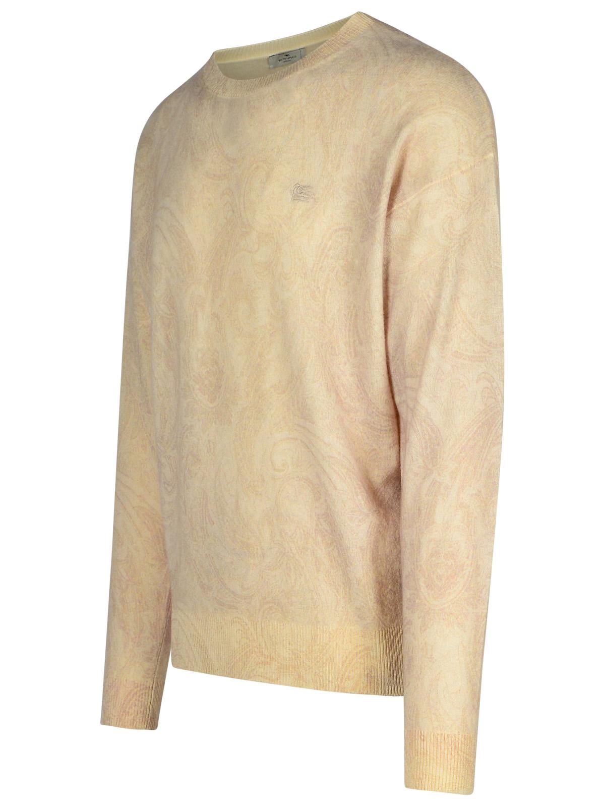 Etro 'Paisley' Ivory Wool Sweater Men ETRO