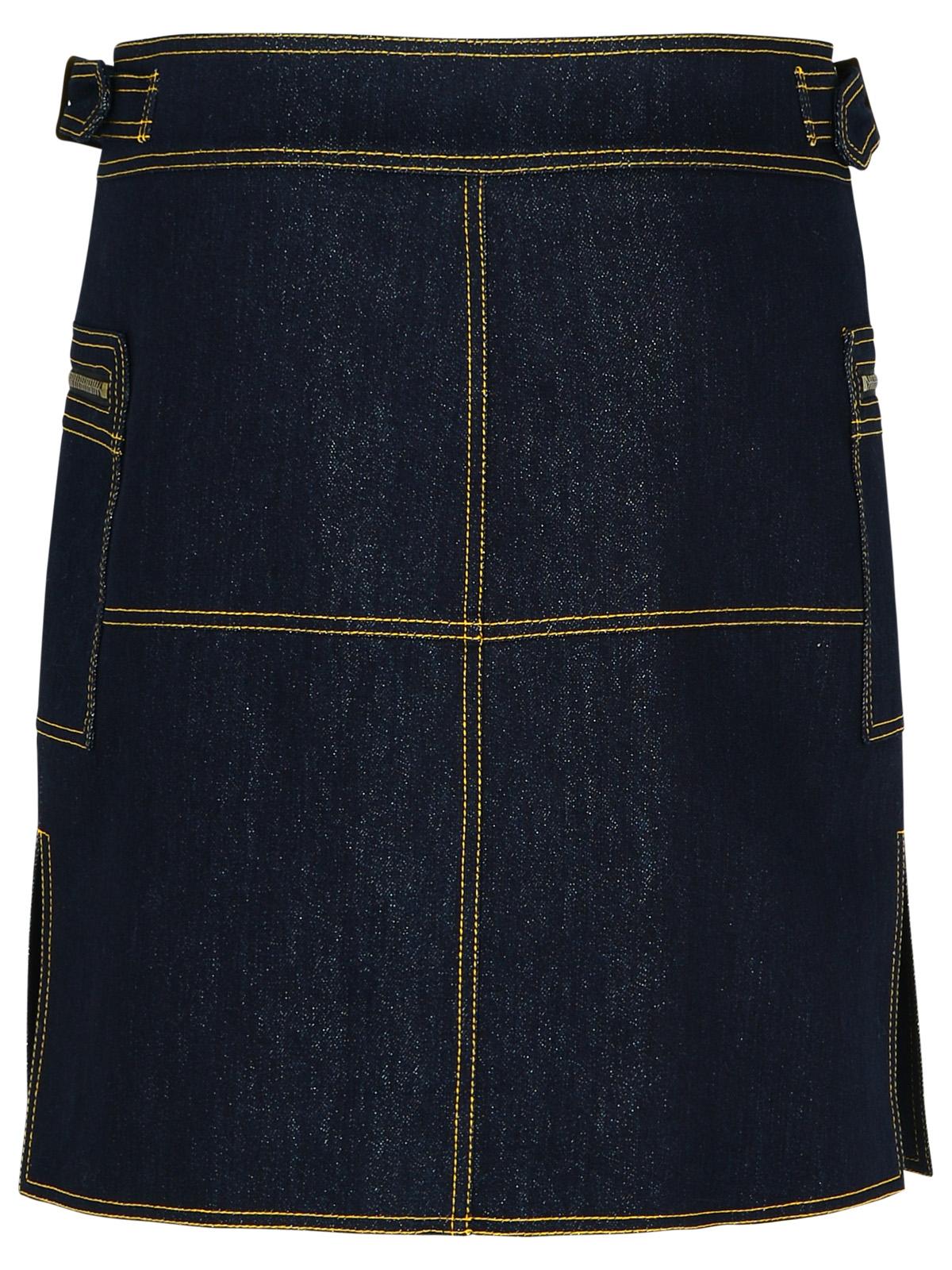Etro Dark Blue Denim Miniskirt Women ETRO
