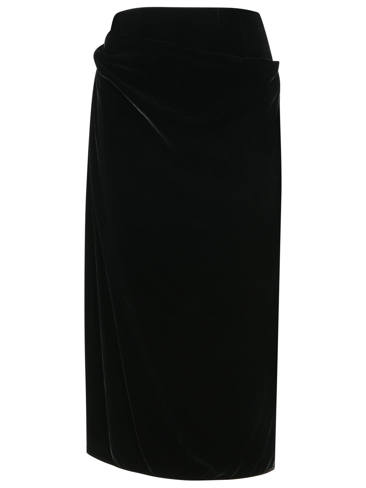 Etro Black Viscose Blend Skirt Women ETRO
