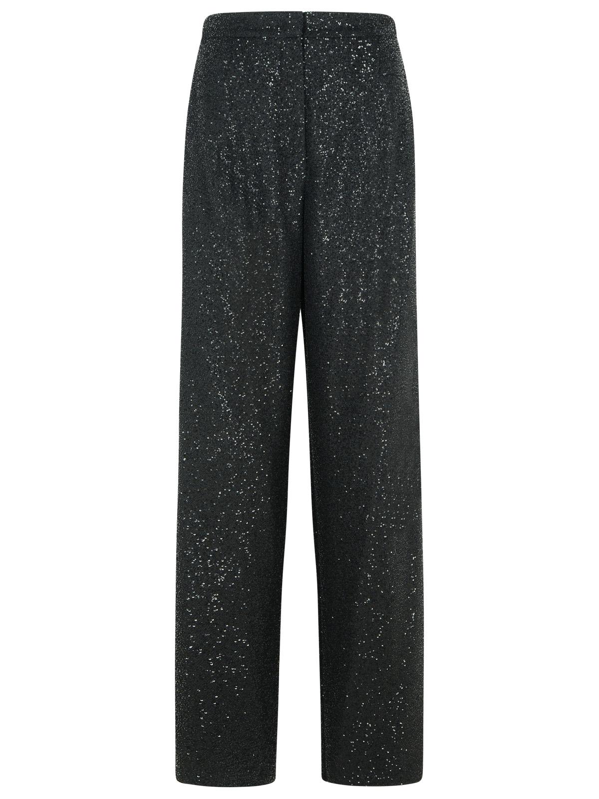 Max Mara 'Navigli' Black Viscose Blend Pants Women MAX MARA