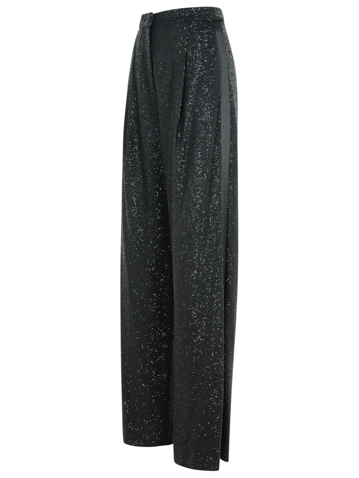 Max Mara 'Navigli' Black Viscose Blend Pants Women MAX MARA