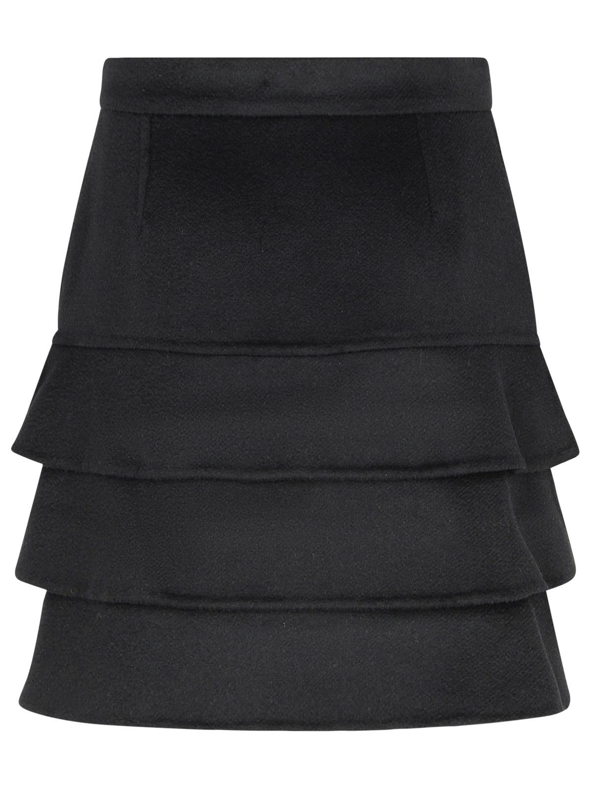 Max Mara 'Caro' Black Camel Miniskirt Women MAX MARA