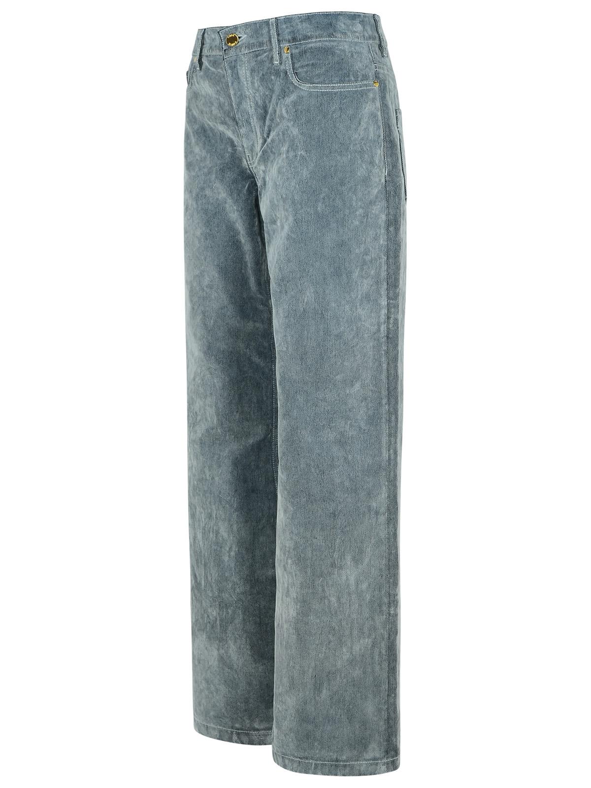 Casablanca Light Blue Cotton Blend Jeans Women CASABLANCA