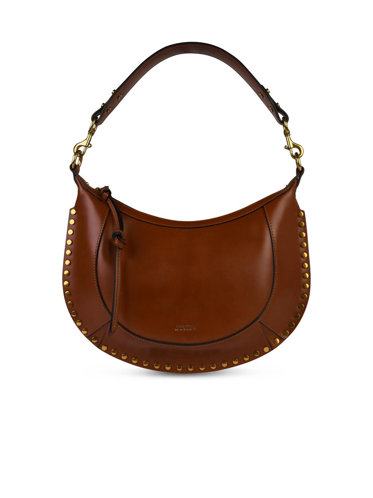 Isabel Marant 'Naoko' Brown Leather Crossbody Bag Women