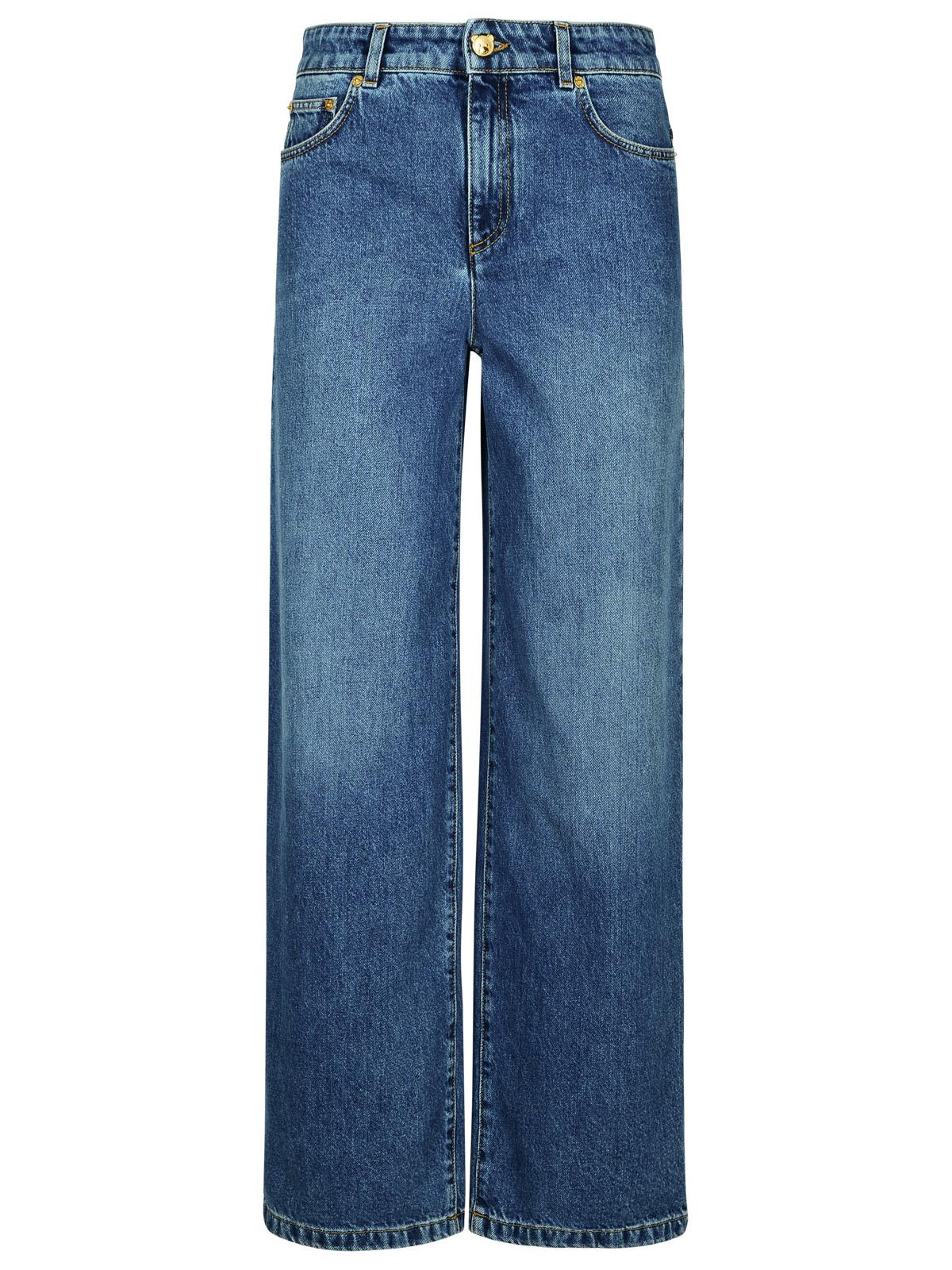 Moschino Blue Cotton Jeans Women MOSCHINO
