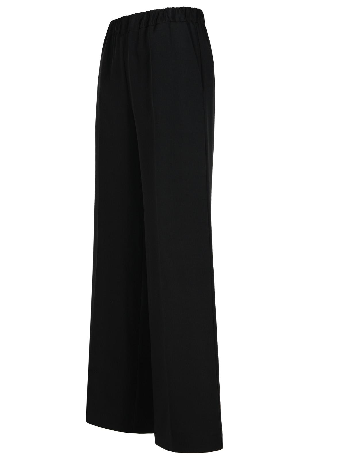 P.A.R.O.S.H. 'Soiree' Black Silk Blend Trousers Women P.A.R.O.S.H.