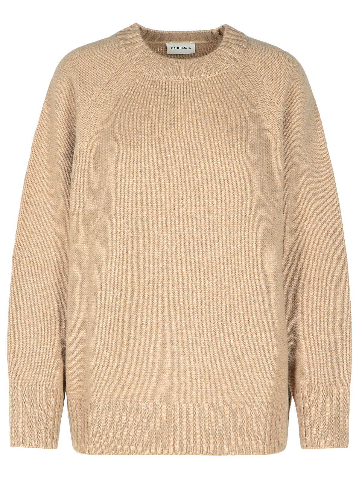 P.A.R.O.S.H. 'Wood' Beige Cashmere Sweater Women P.A.R.O.S.H.
