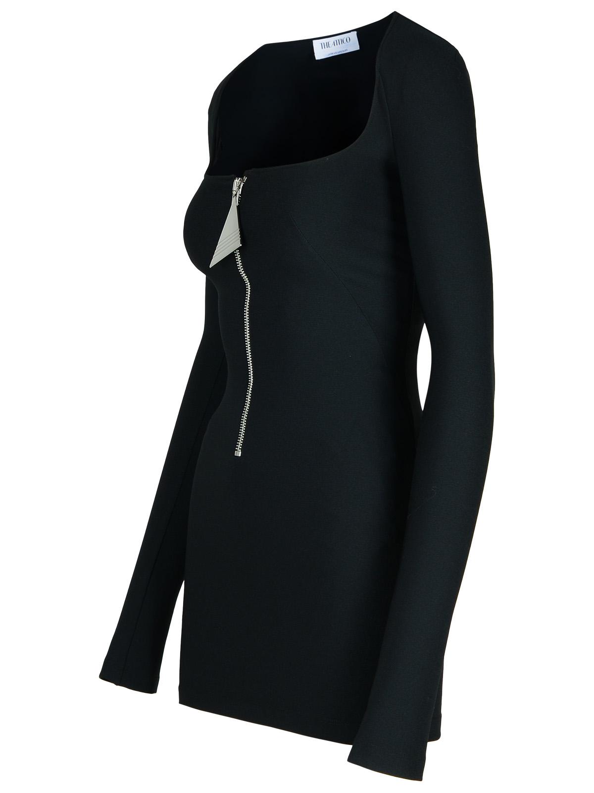 The Attico Black Polyester Blend Dress Women THE ATTICO
