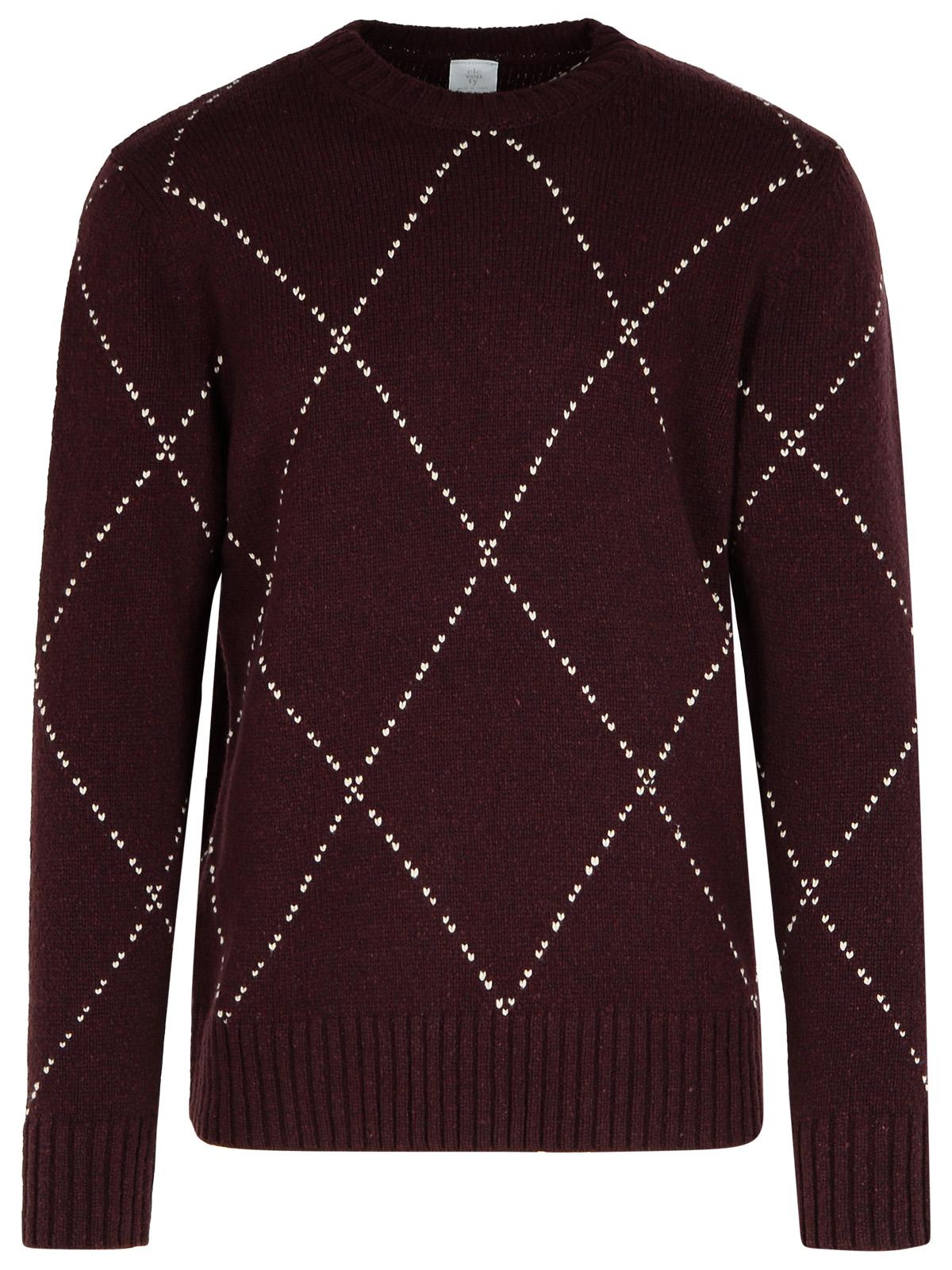 Eleventy Bardeaux Wool Sweater Men ELEVENTY