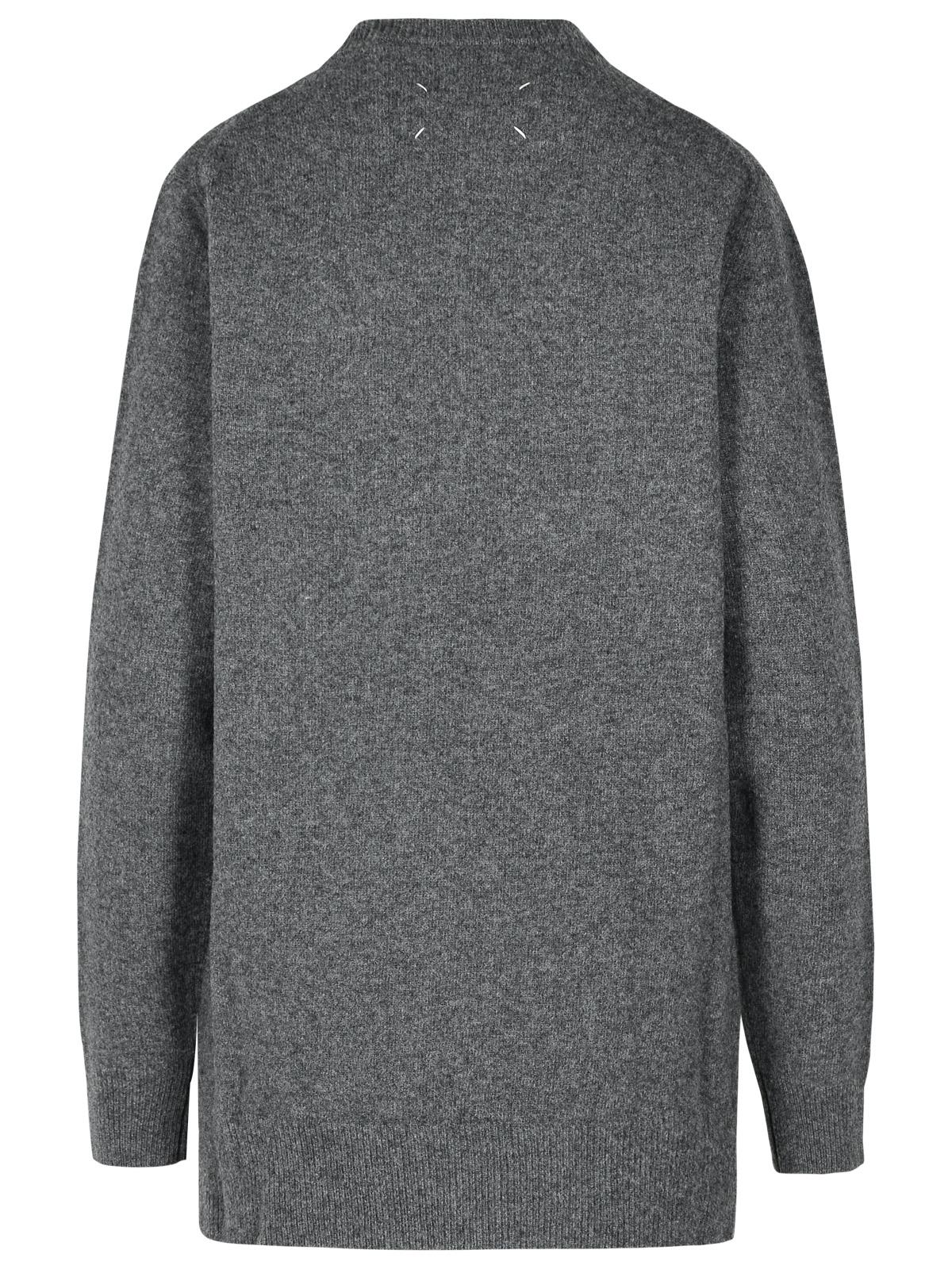 Maison Margiela 'Over' Grey Wool Sweater Women MAISON MARGIELA