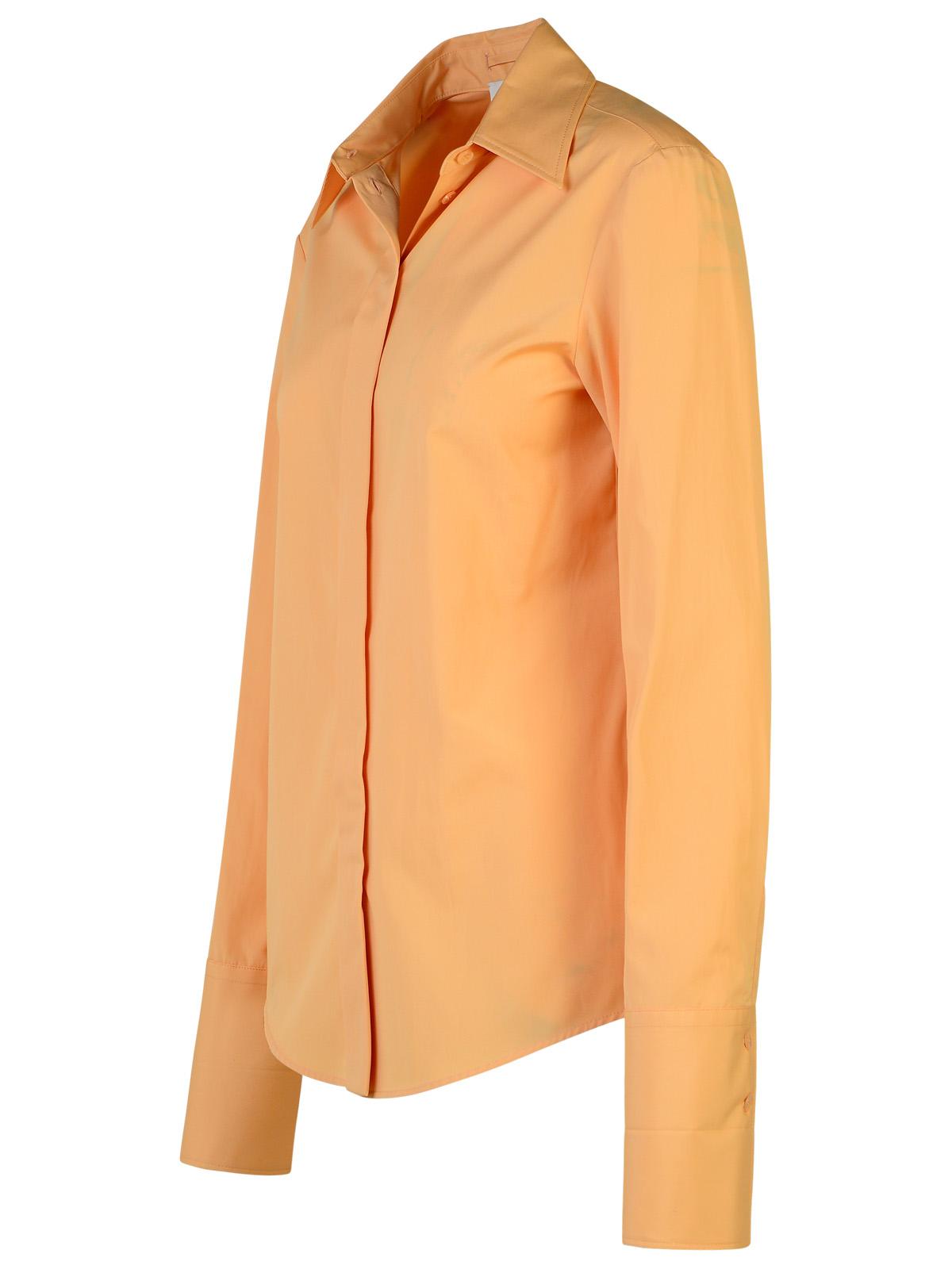 Sportmax 'Oste' Orange Cotton Shirt Women SPORTMAX