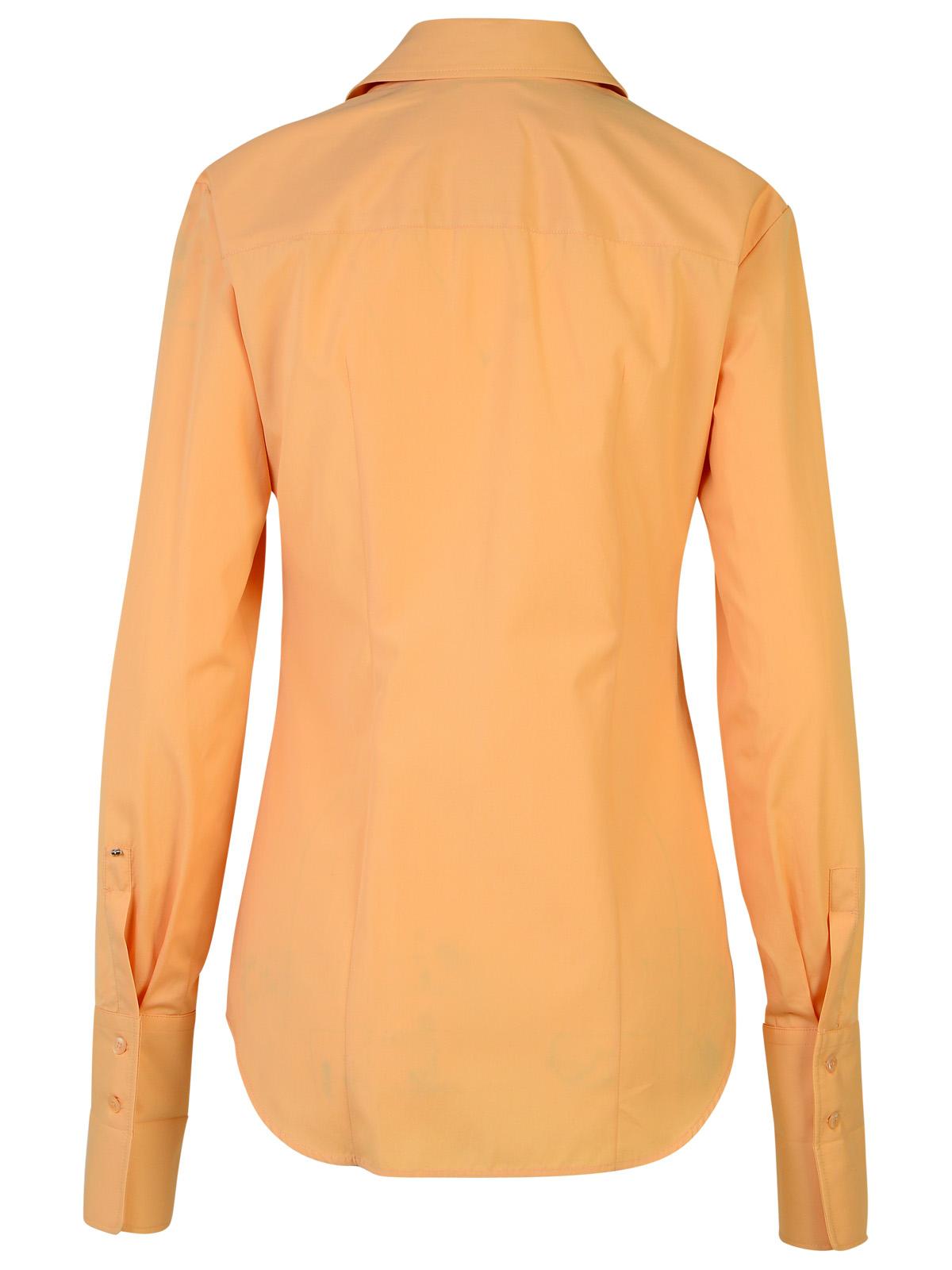 Sportmax 'Oste' Orange Cotton Shirt Women SPORTMAX