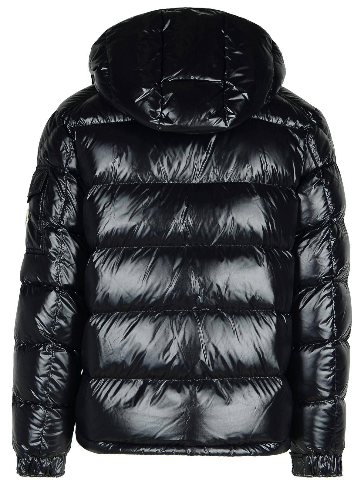 Moncler 'Maya' Black Shiny Nylon Down Jacket Men MONCLER