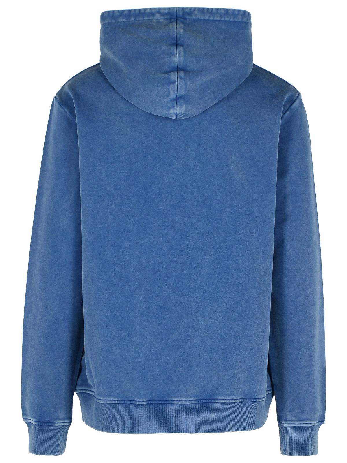 Balmain Blue Cotton Sweatshirt Men BALMAIN