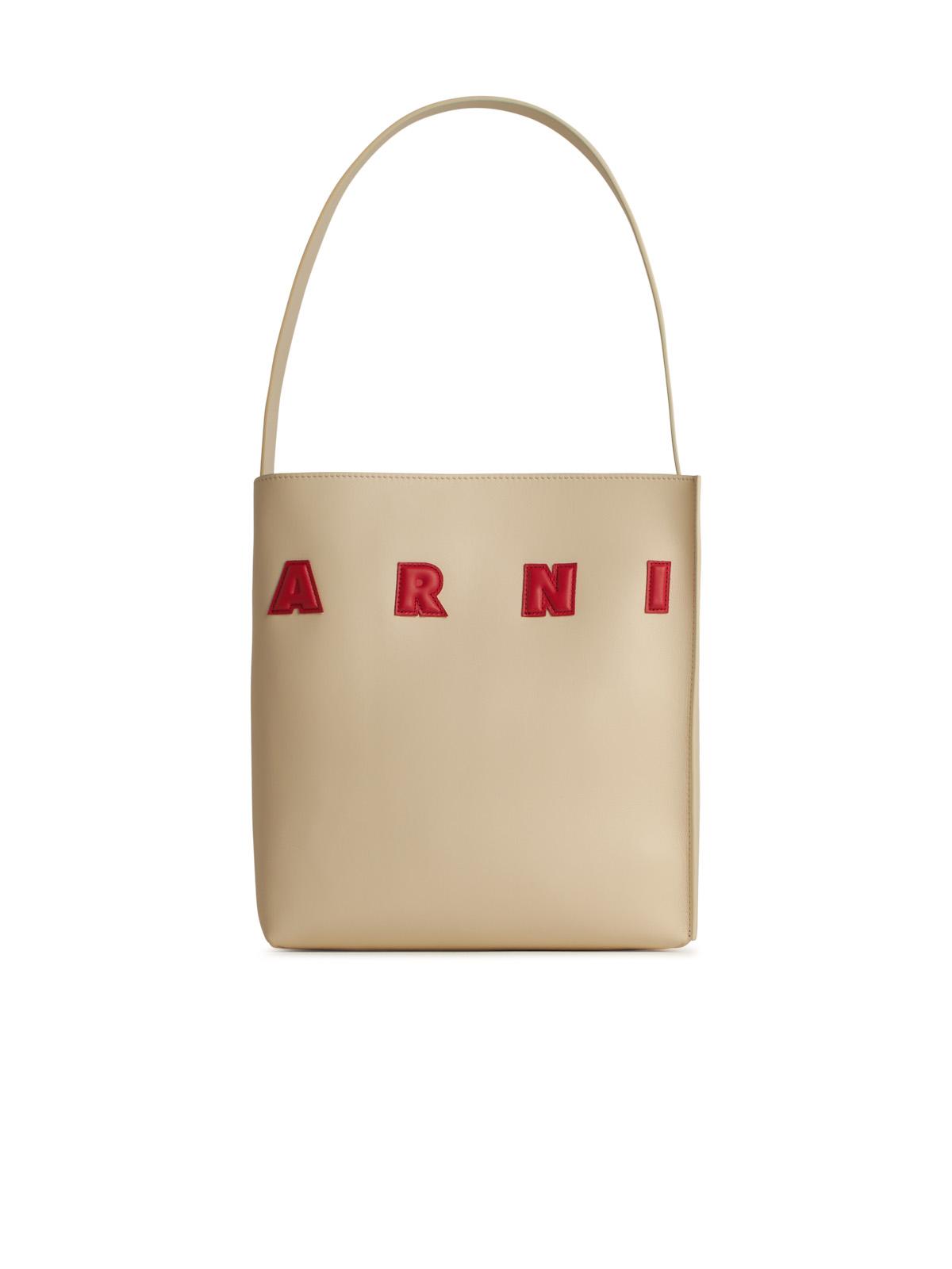 Marni 'Museo' Ivory Leather Bag Women MARNI