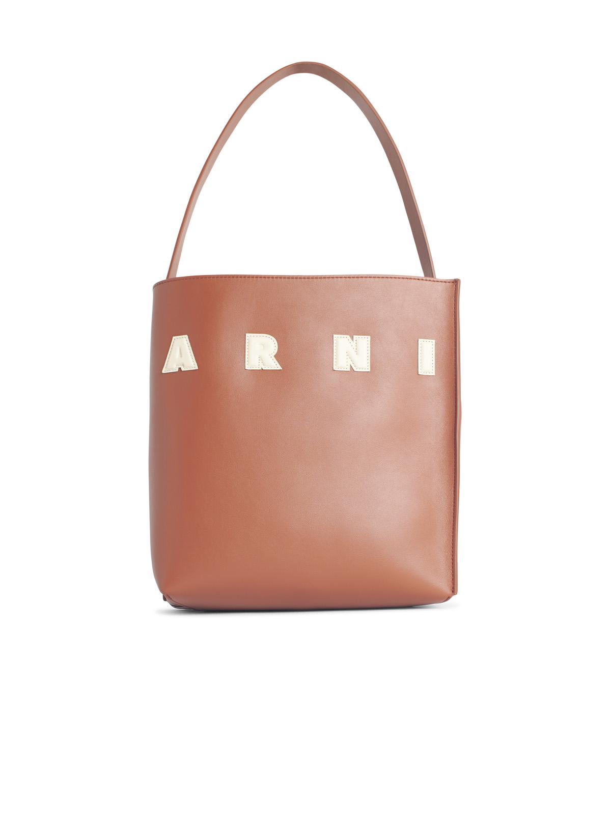 Marni 'Museo' Brown Leather Bag Women MARNI