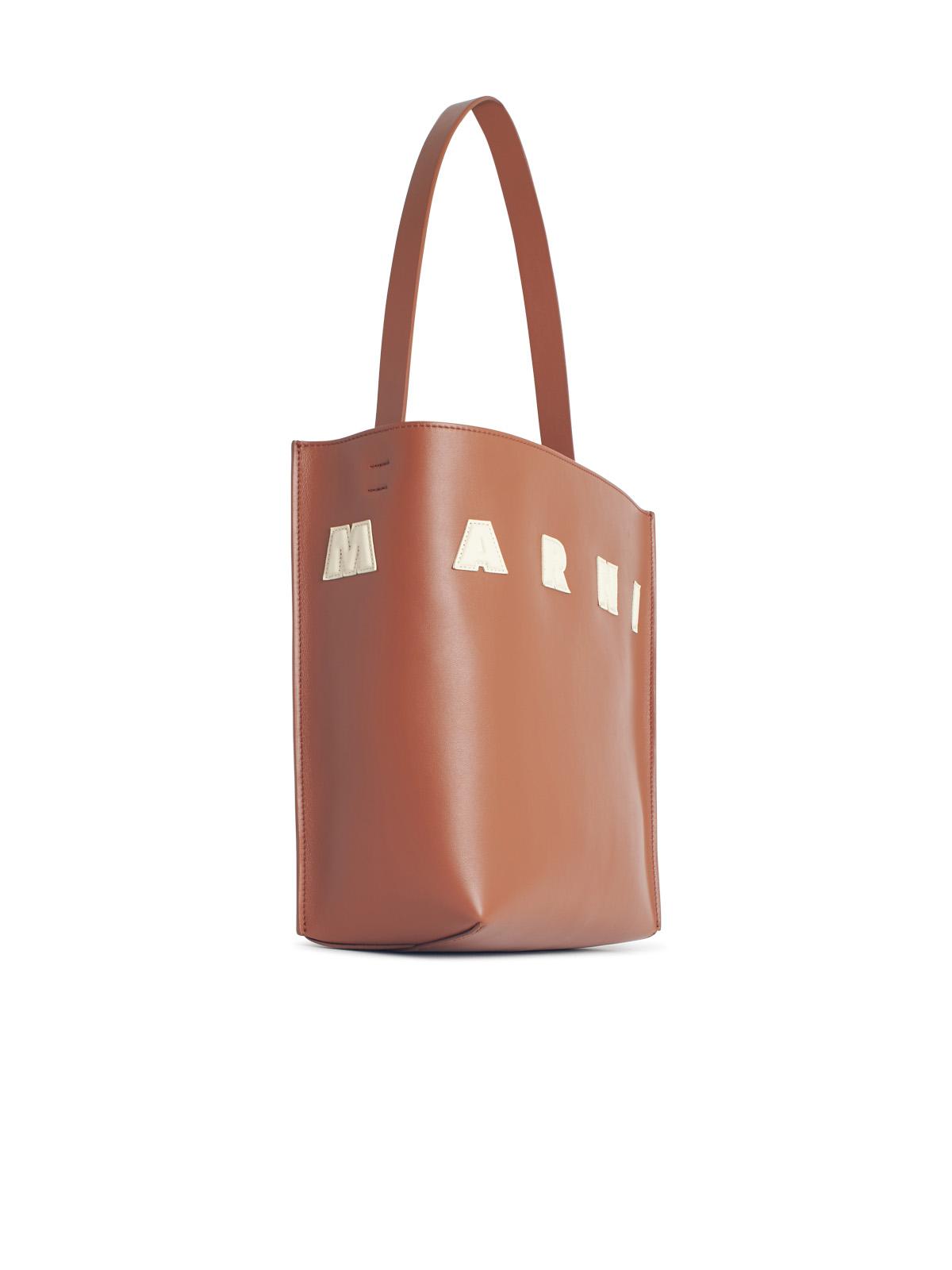 Marni 'Museo' Brown Leather Bag Women MARNI