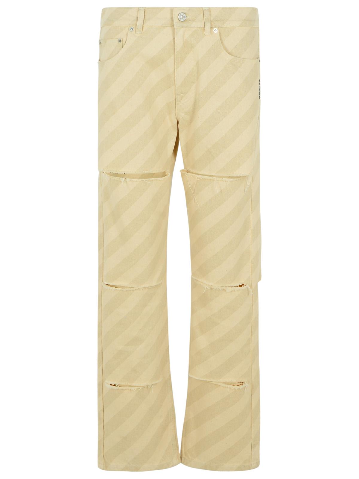 Marni Beige Cotton Jeans Women MARNI