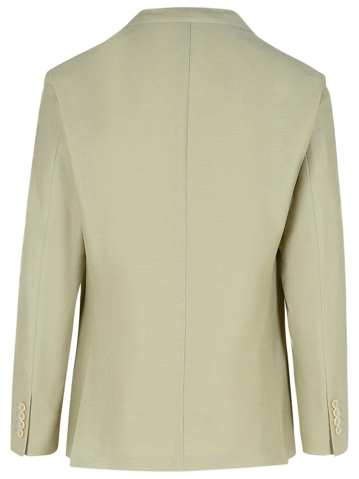 Eleventy Cream Cotton Blend Blazer Men ELEVENTY