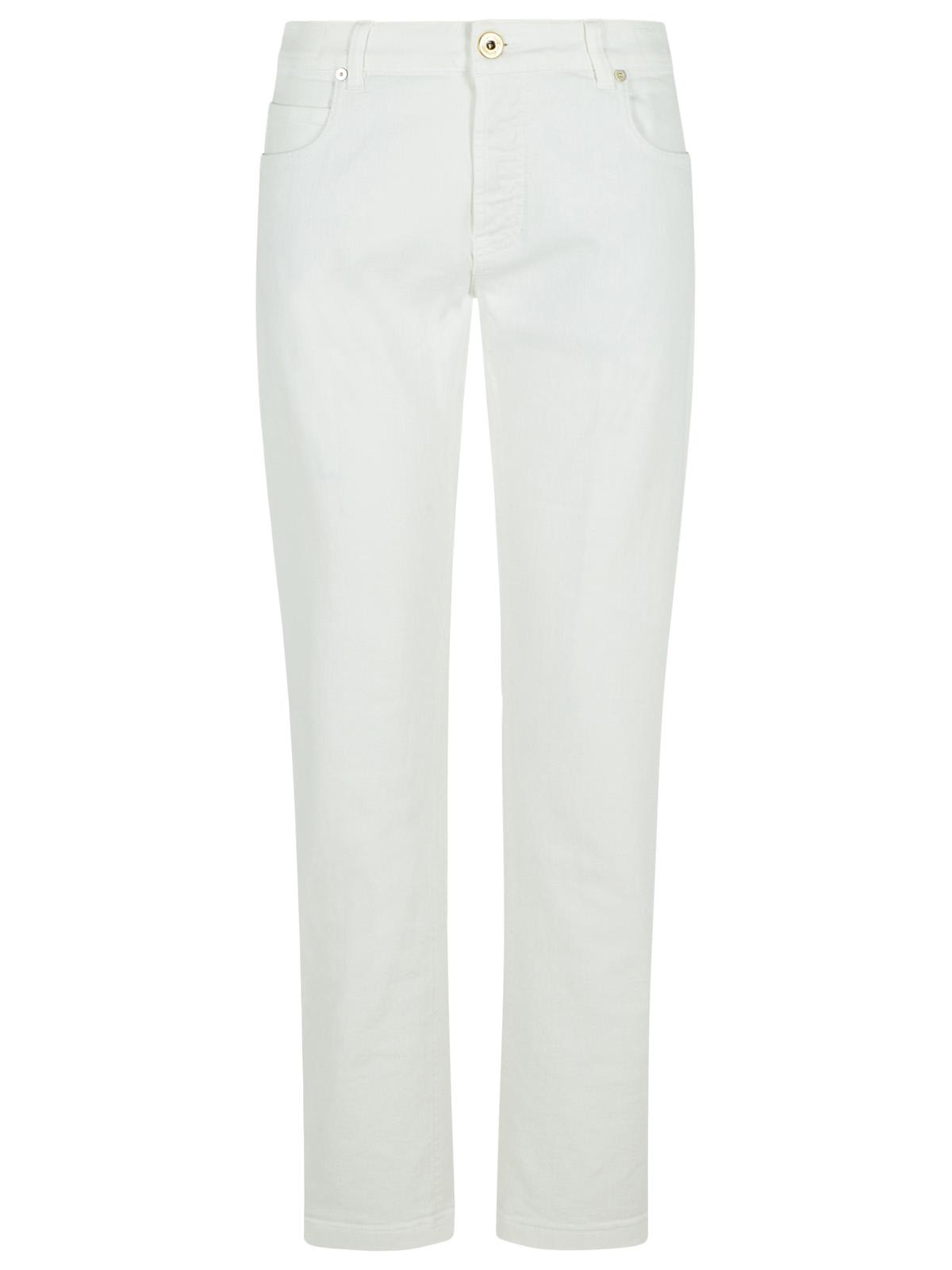 Eleventy White Cotton Pants Men ELEVENTY