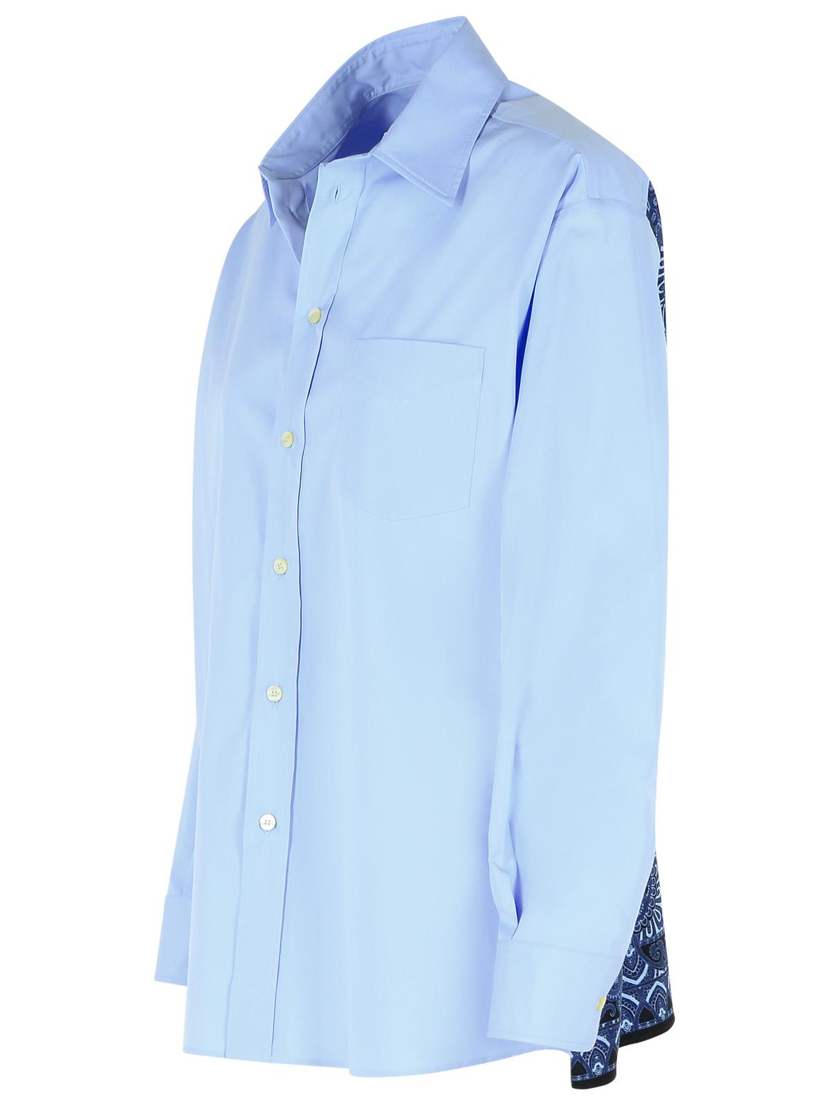 Etro Blue Cotton Shirt Women ETRO