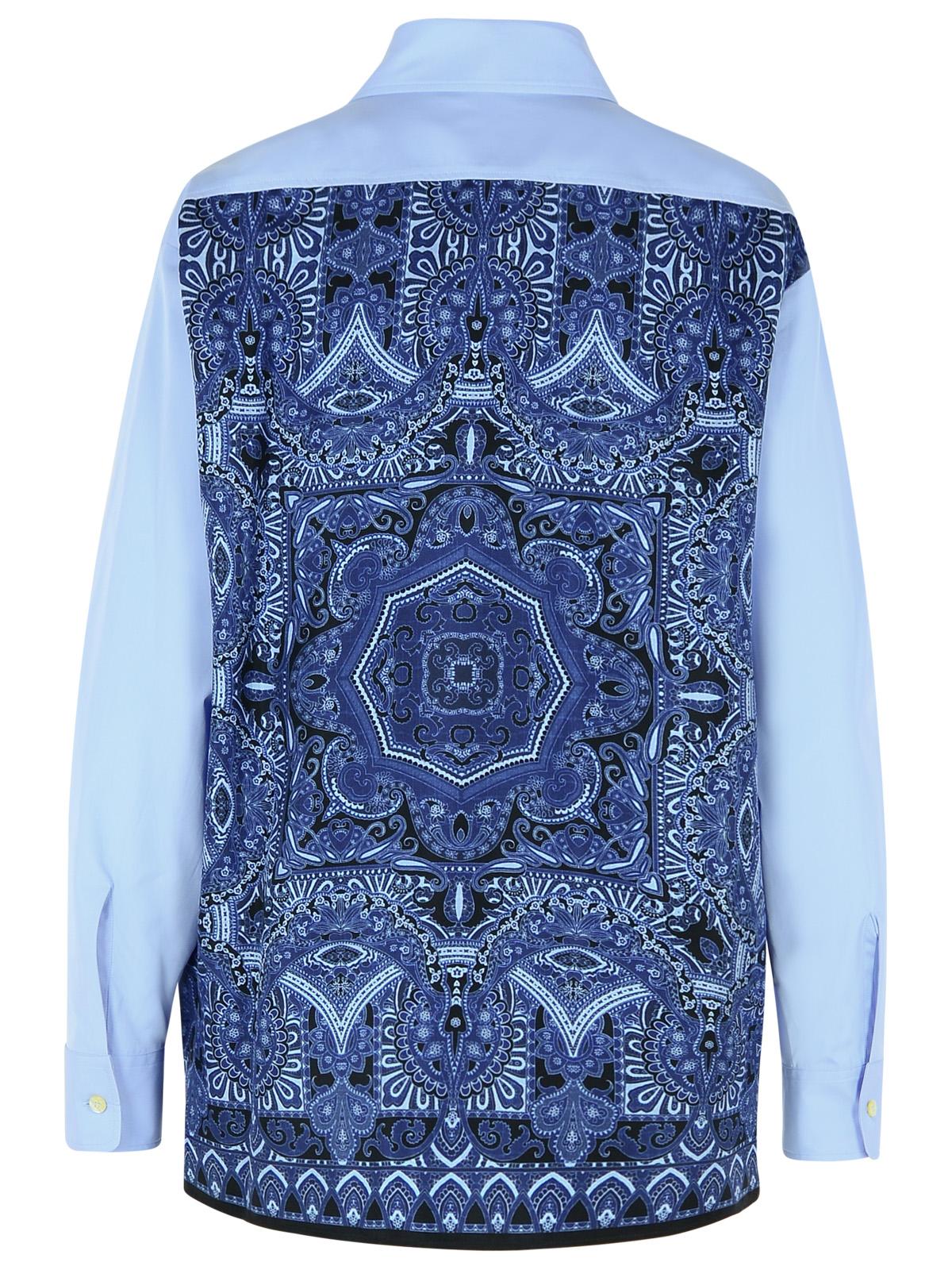 Etro Blue Cotton Shirt Women ETRO