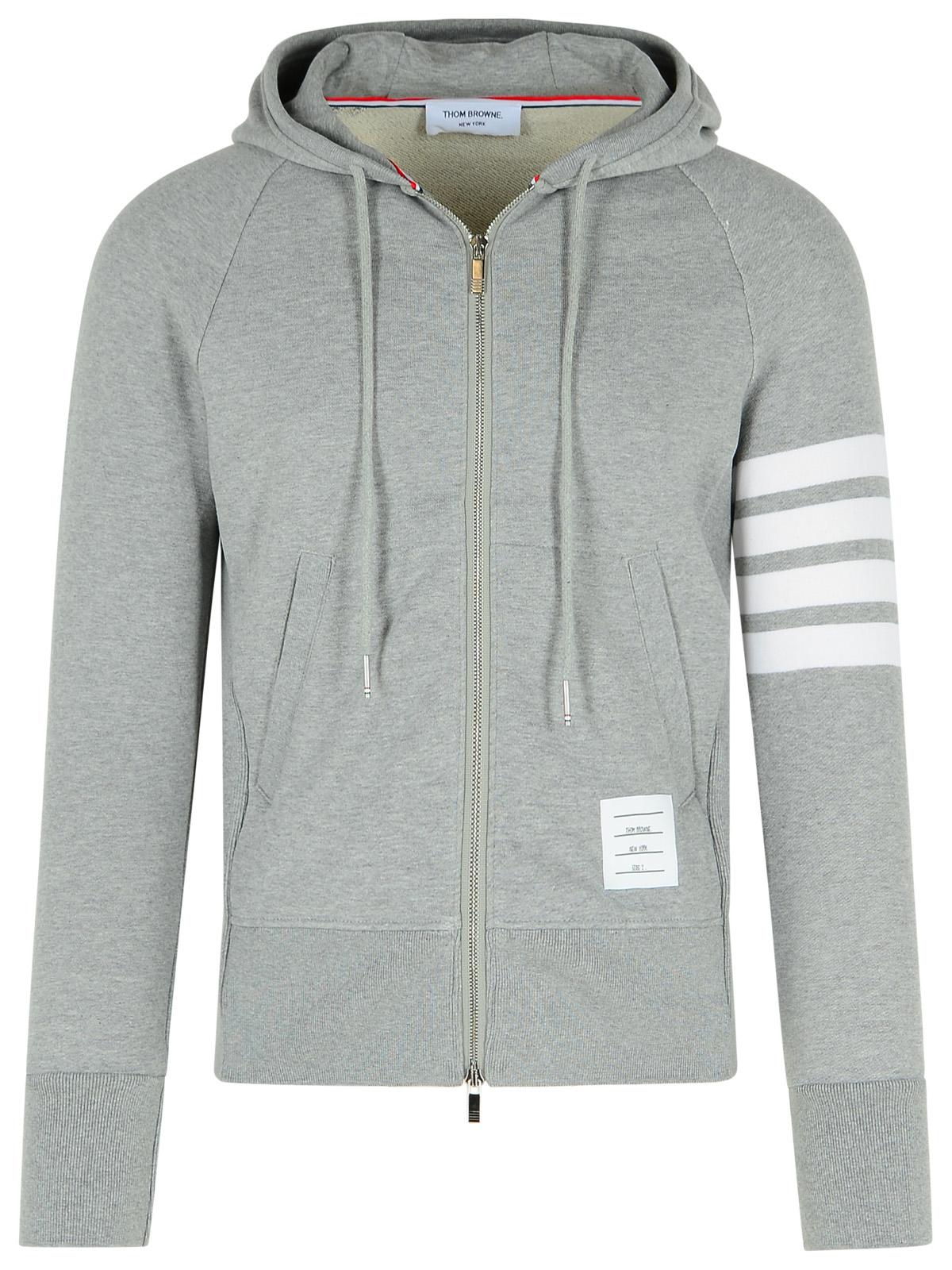Thom Browne Gray Cotton Sweatshirt Men THOM BROWNE