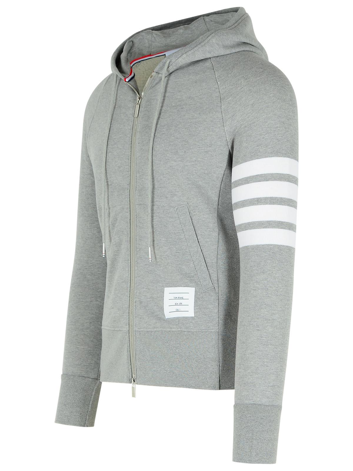 Thom Browne Gray Cotton Sweatshirt Men THOM BROWNE