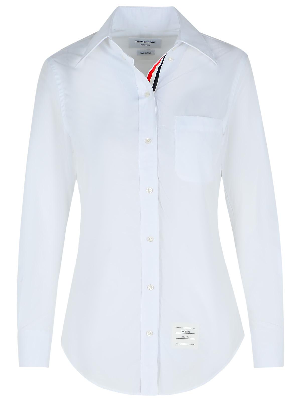 Thom Browne White Cotton Shirt Women THOM BROWNE