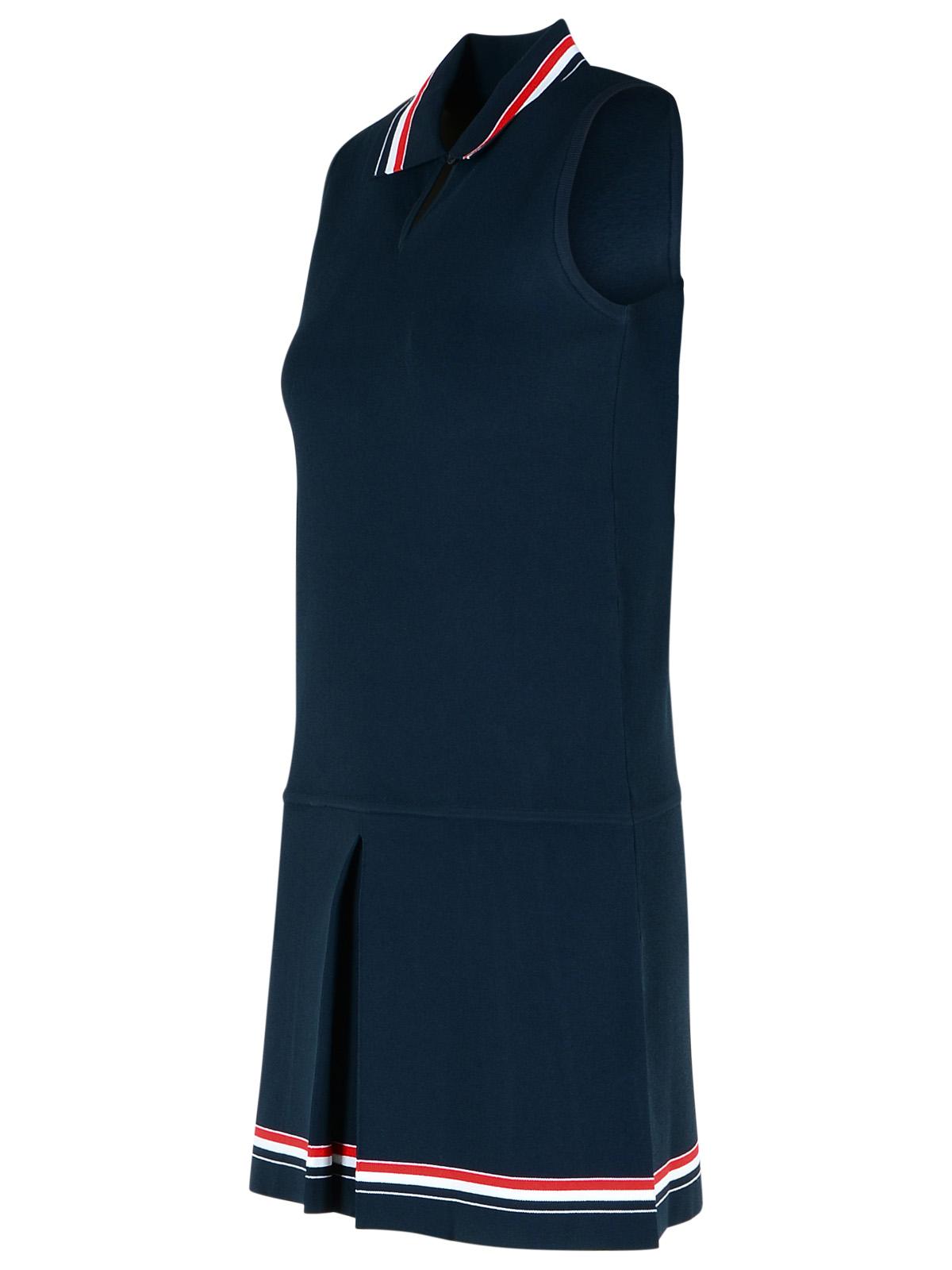 Thom Browne 'Tennis' Dress In Navy Viscose Blend Women THOM BROWNE
