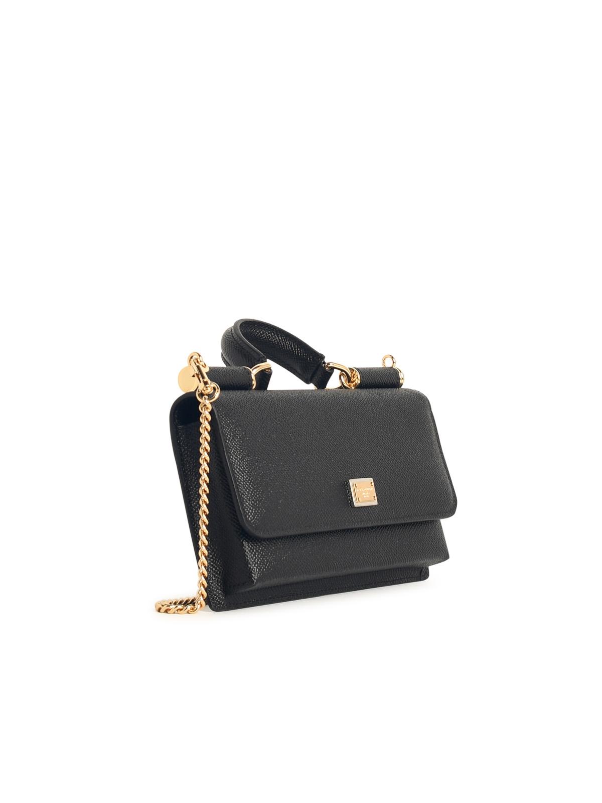 Dolce & Gabbana Black Leather Wallet Women DOLCE & GABBANA
