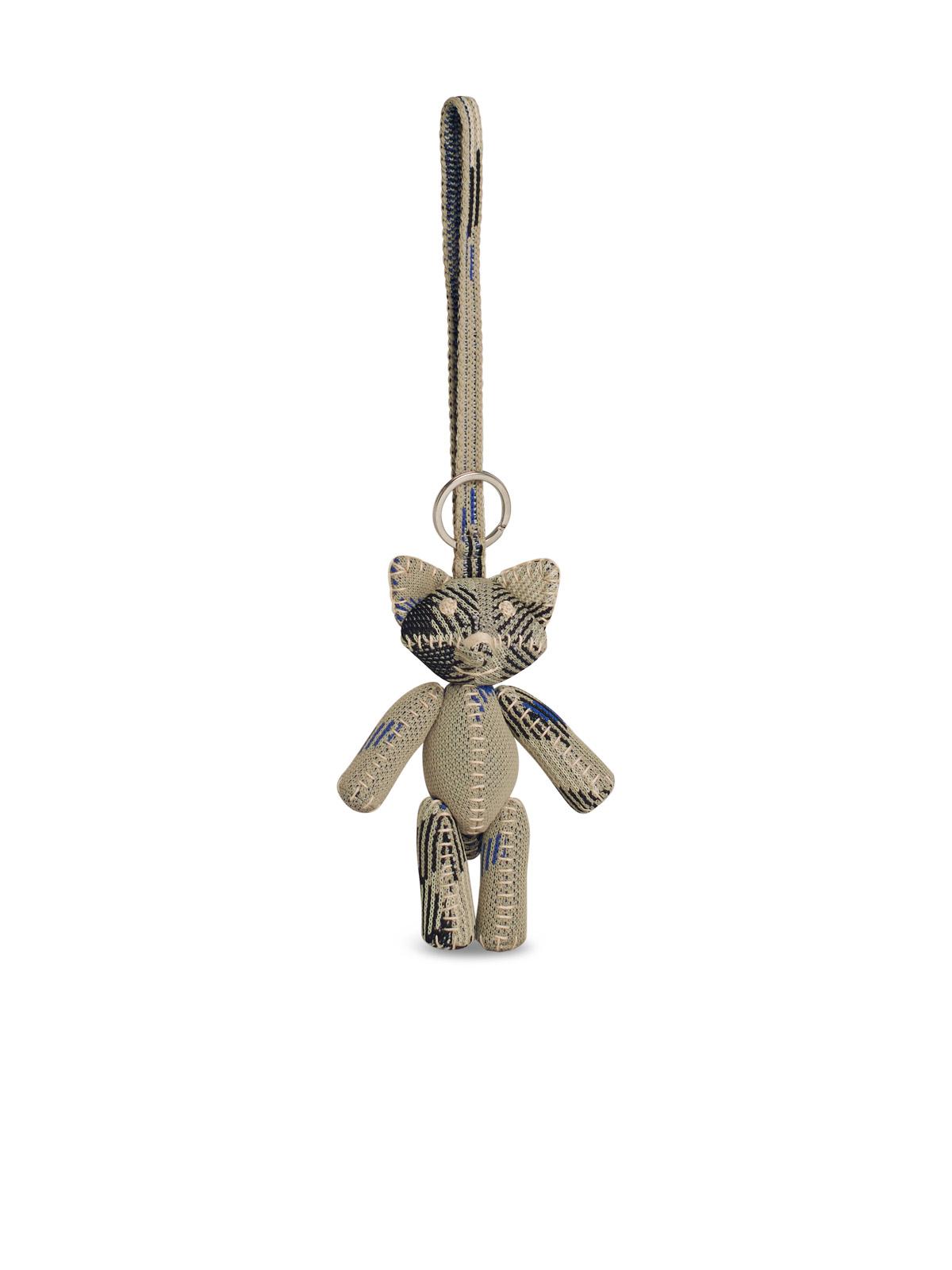 Burberry 'Foxy' Beige Polyamide Keyring Women BURBERRY