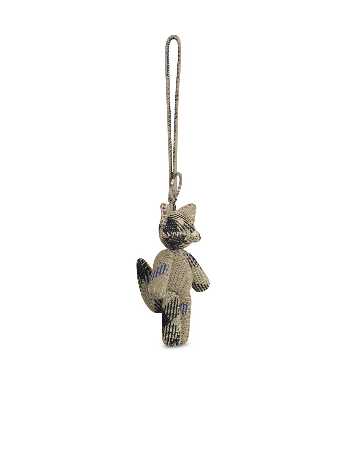 Burberry 'Foxy' Beige Polyamide Keyring Women BURBERRY