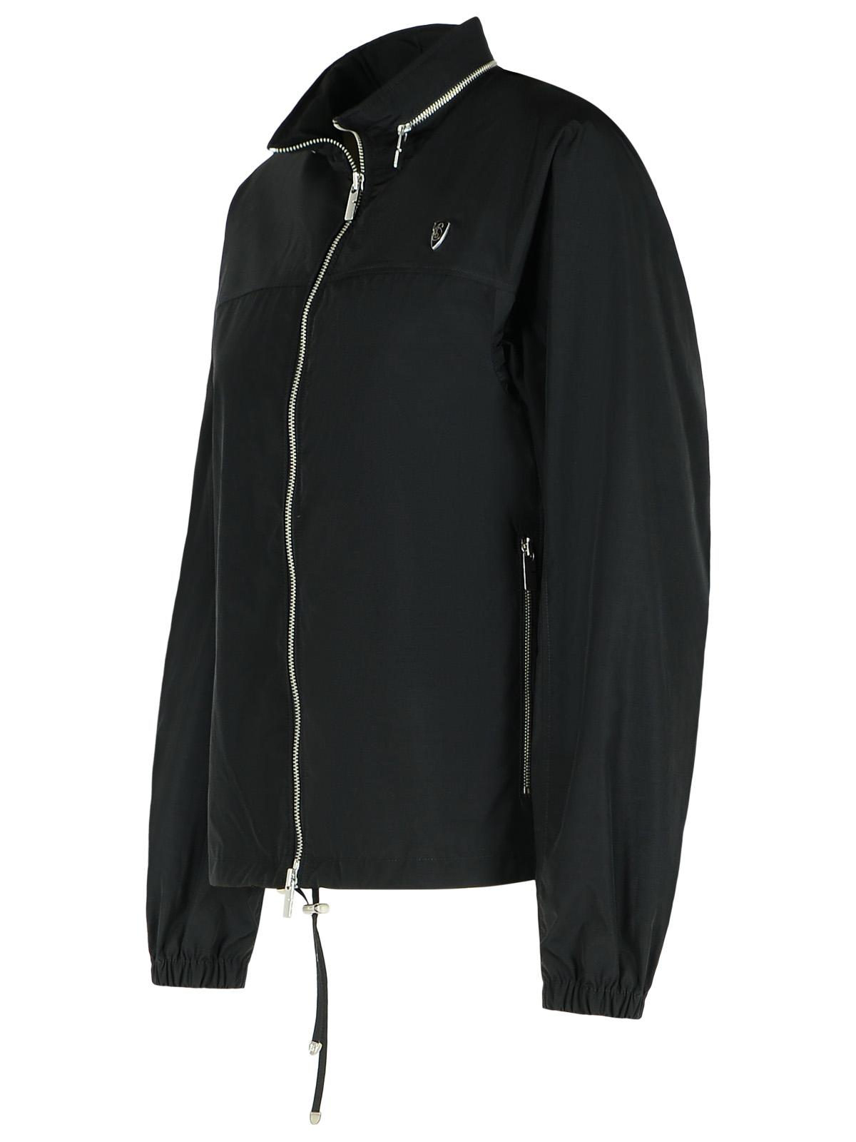 Burberry Black Cotton Blend Jacket Women BURBERRY