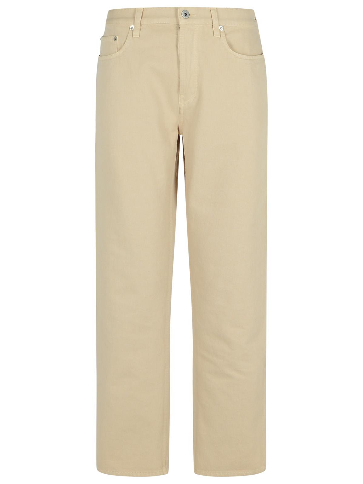 Burberry Cream Cotton Jeans Women BURBERRY