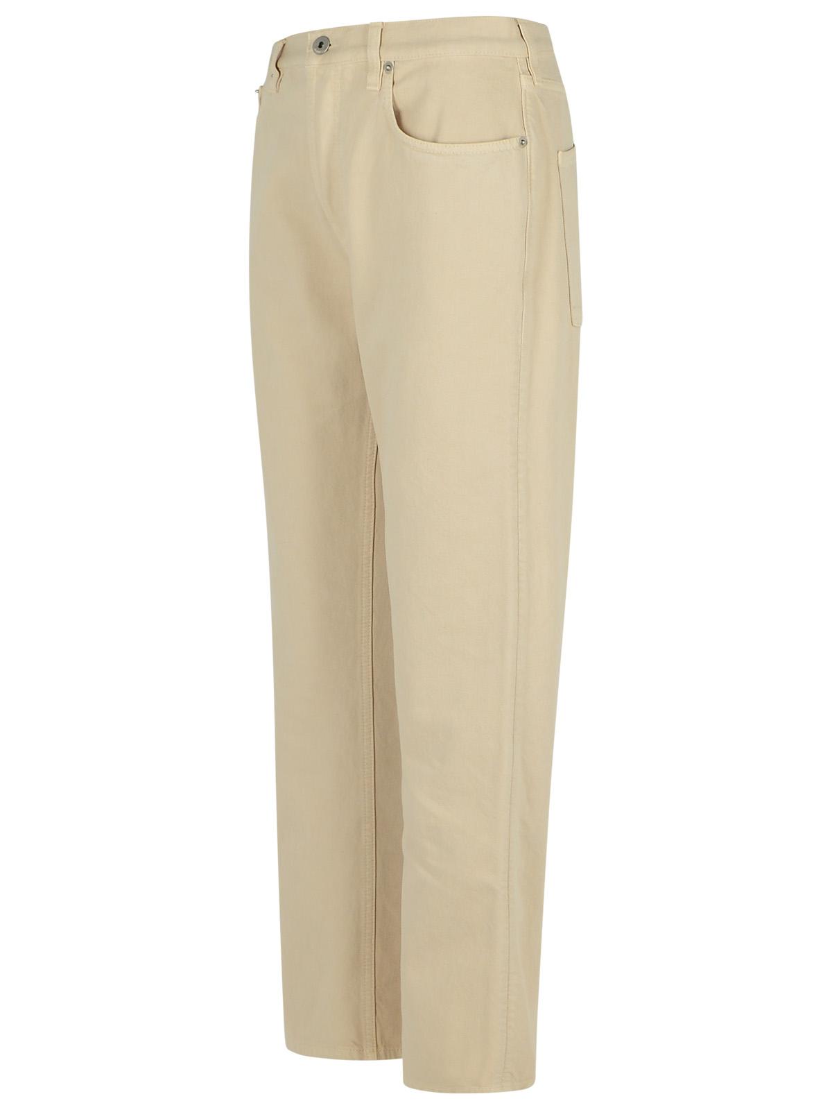 Burberry Cream Cotton Jeans Women BURBERRY