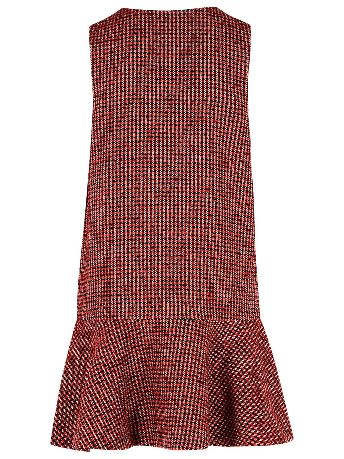 Ganni Red Wool Blend Dress Women GANNI