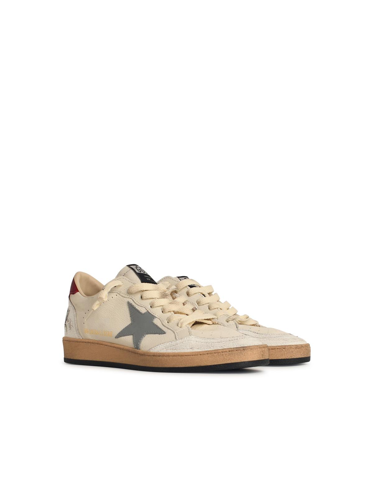 Golden Goose 'Ball Star' White Leather Sneakers Men GOLDEN GOOSE