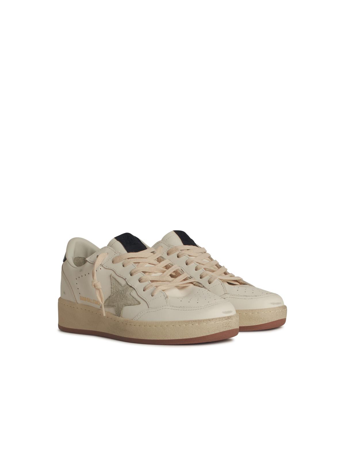 Golden Goose 'Ball Star 2' White Leather Sneakers Men GOLDEN GOOSE