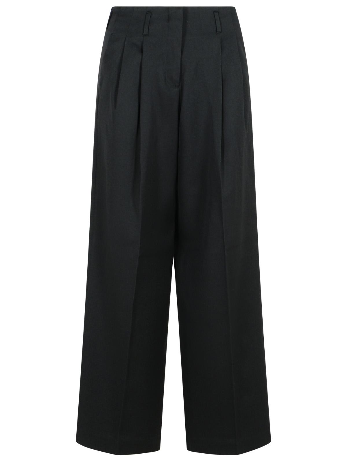 Golden Goose 'Palazzo' Black Virgin Wool Pants Women GOLDEN GOOSE