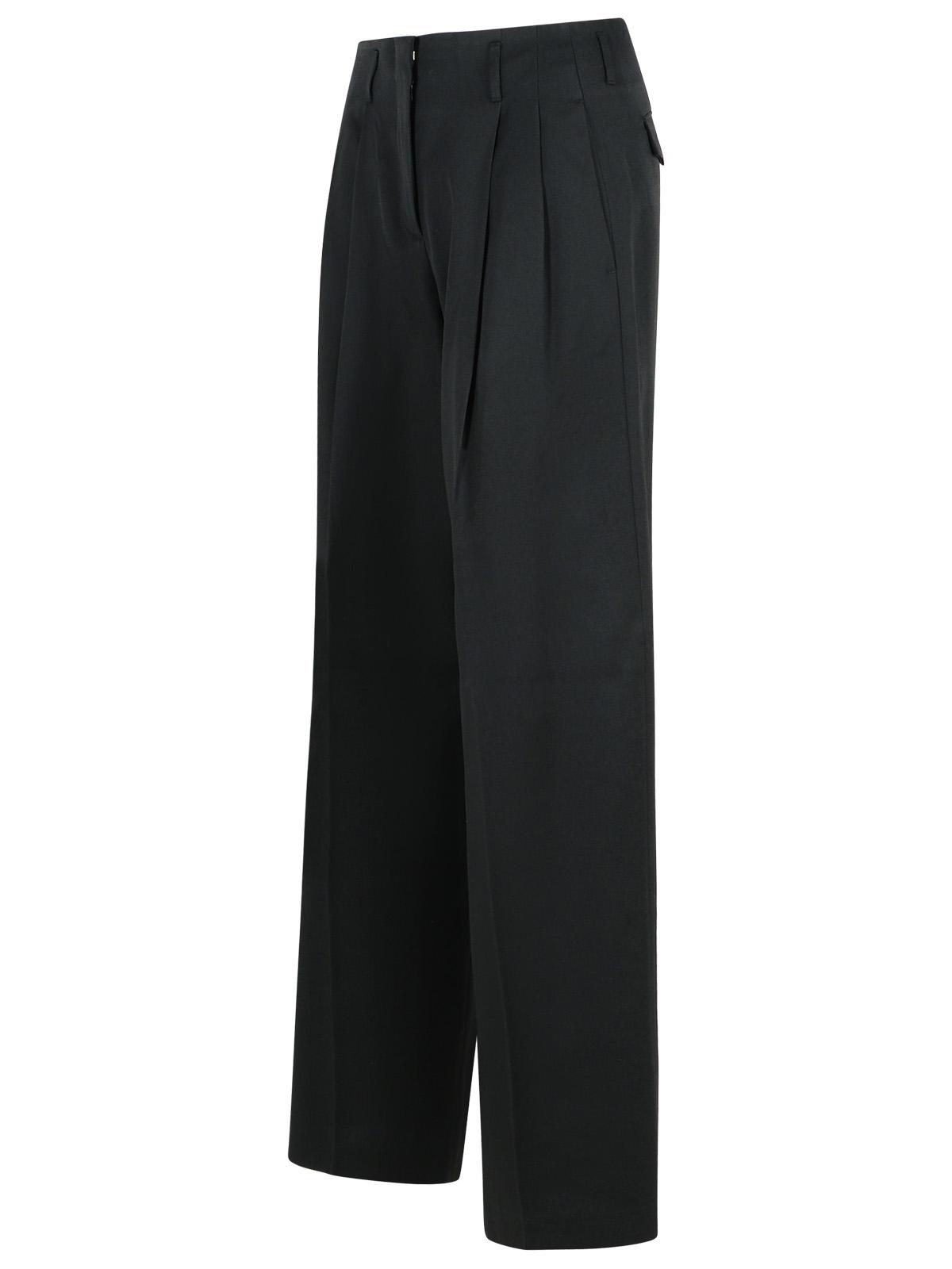 Golden Goose 'Palazzo' Black Virgin Wool Pants Women GOLDEN GOOSE