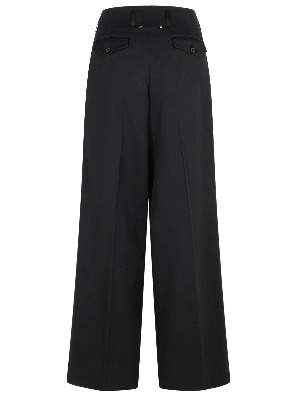 Golden Goose 'Palazzo' Black Virgin Wool Pants Women GOLDEN GOOSE